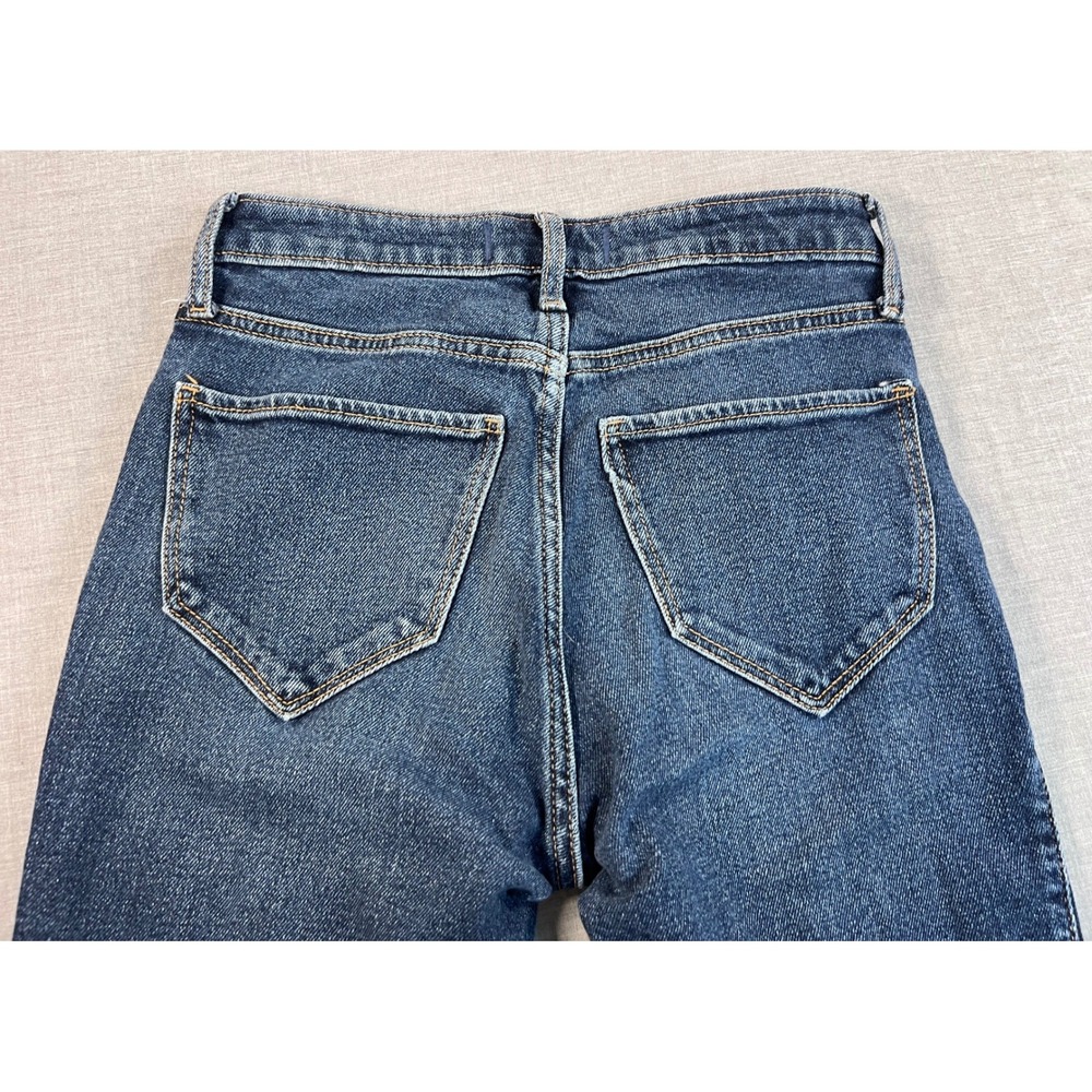 Abercrombie & Fitch The Vintage Flare High Rise Jeans Blue Women 24 00R Medium - Picture 9 of 11